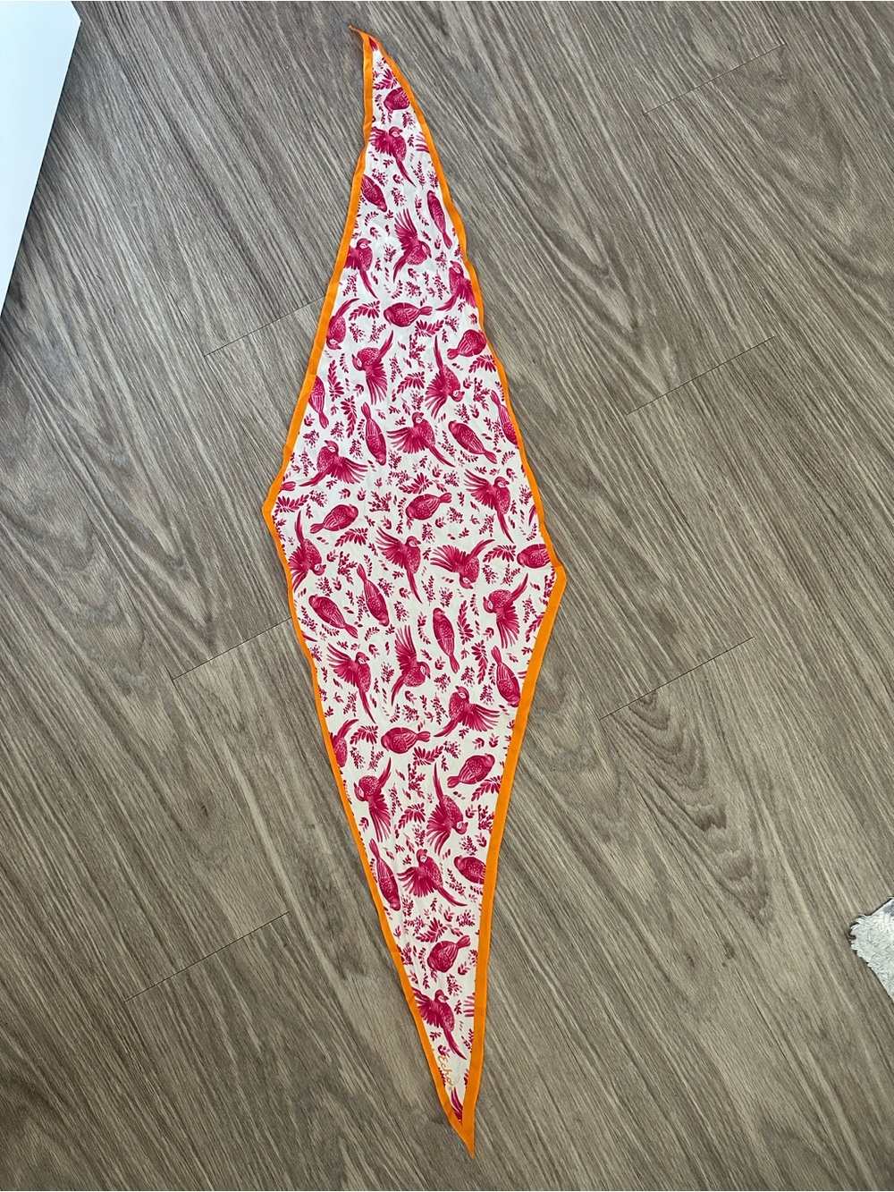 Echo Floral Bird Satin Scarf
